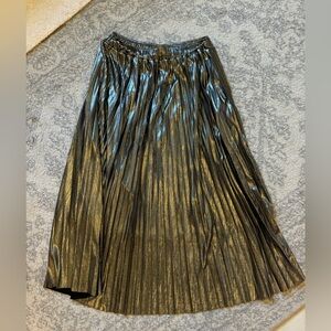 Molly Bracken Metallic midi skirt.